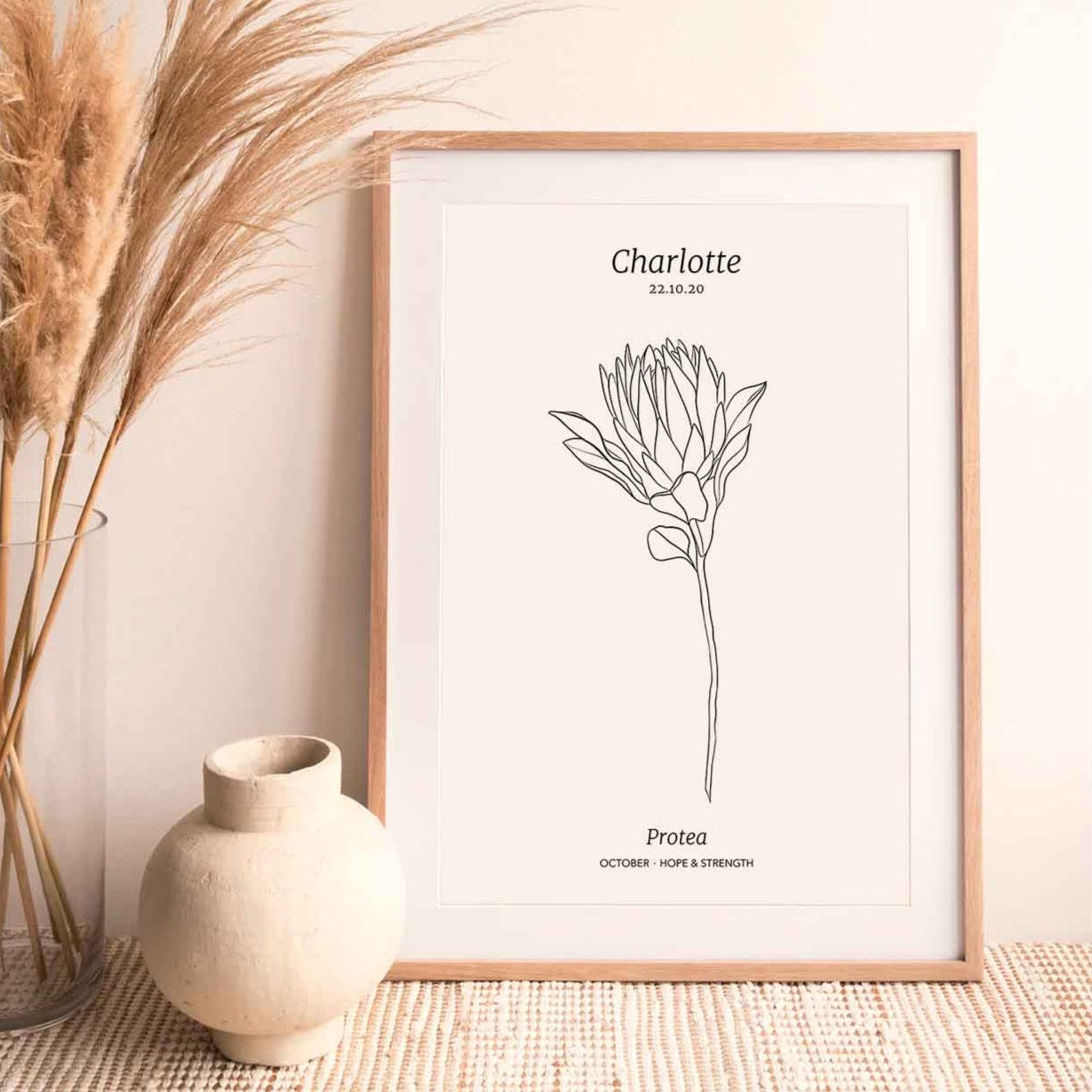 AUSTRALIAN NATIVES - Your birth flowers print