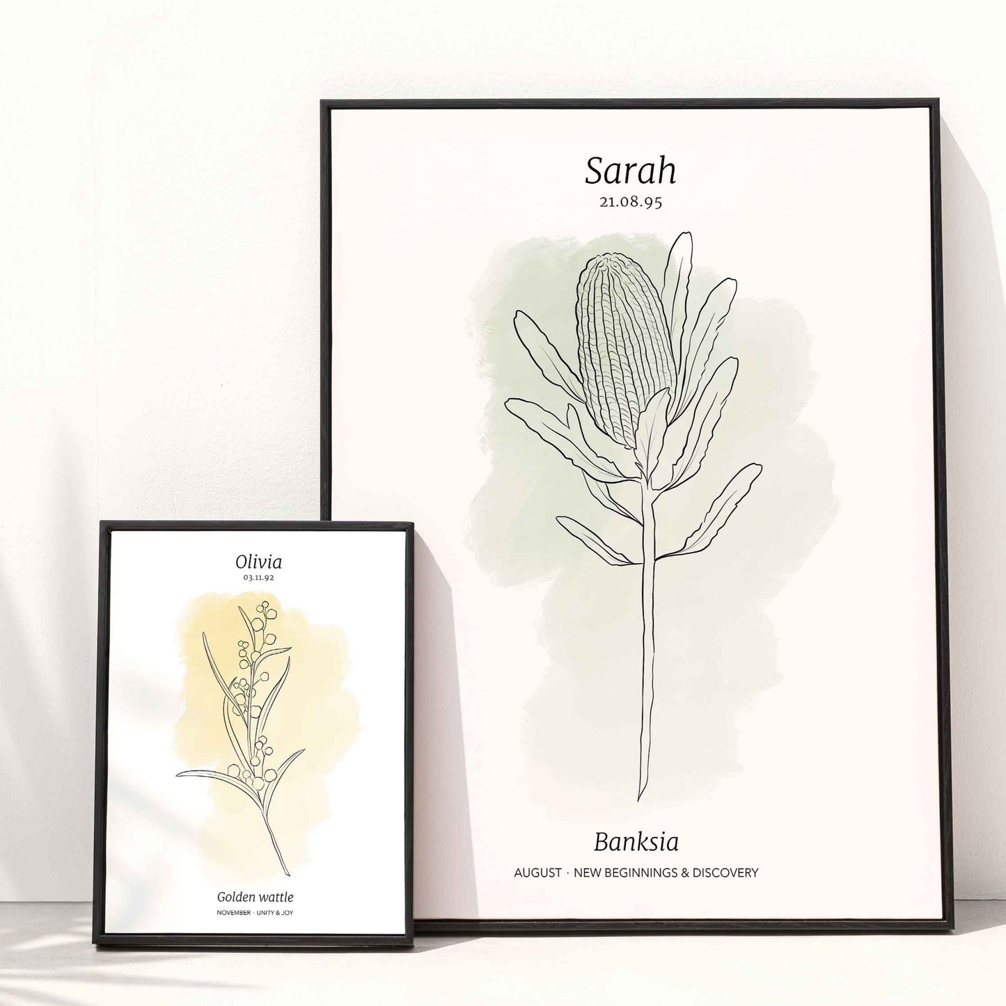 AUSTRALIAN NATIVES - Your birth flowers print