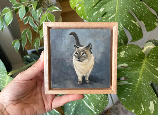 CUSTOM CAT PORTRAIT - Oil painting