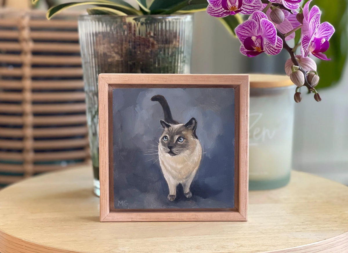 CUSTOM CAT PORTRAIT - Oil painting