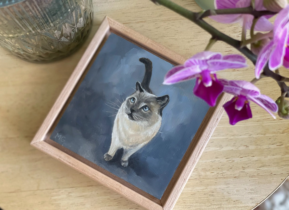 CUSTOM CAT PORTRAIT - Oil painting