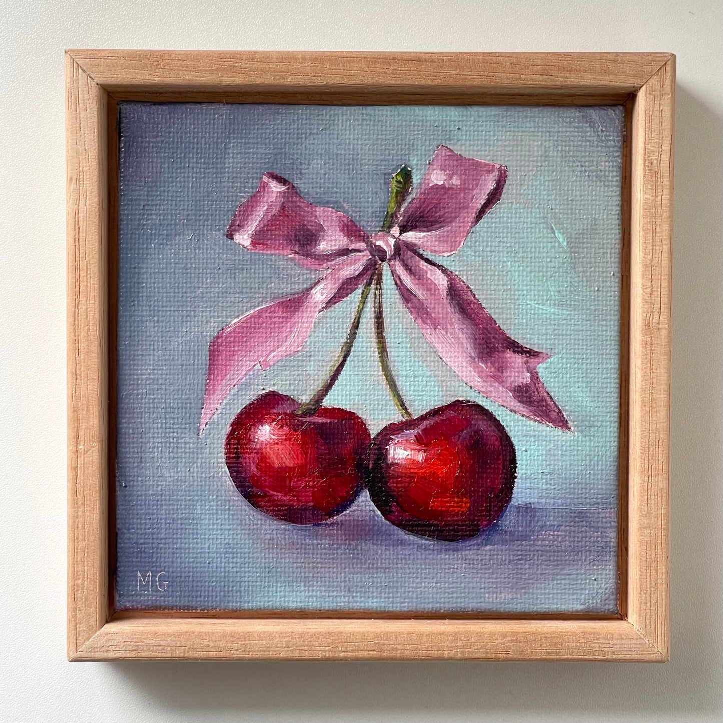 "Cherry Daling" 🍒 - Original oil painting