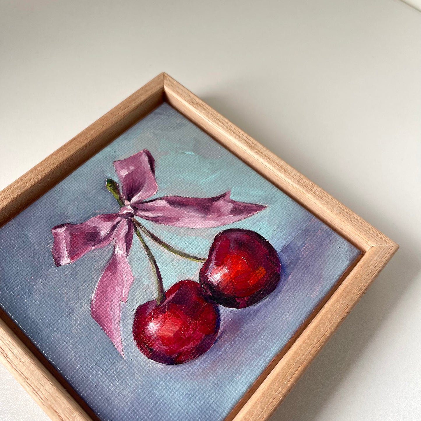 "Cherry Daling" 🍒 - Original oil painting
