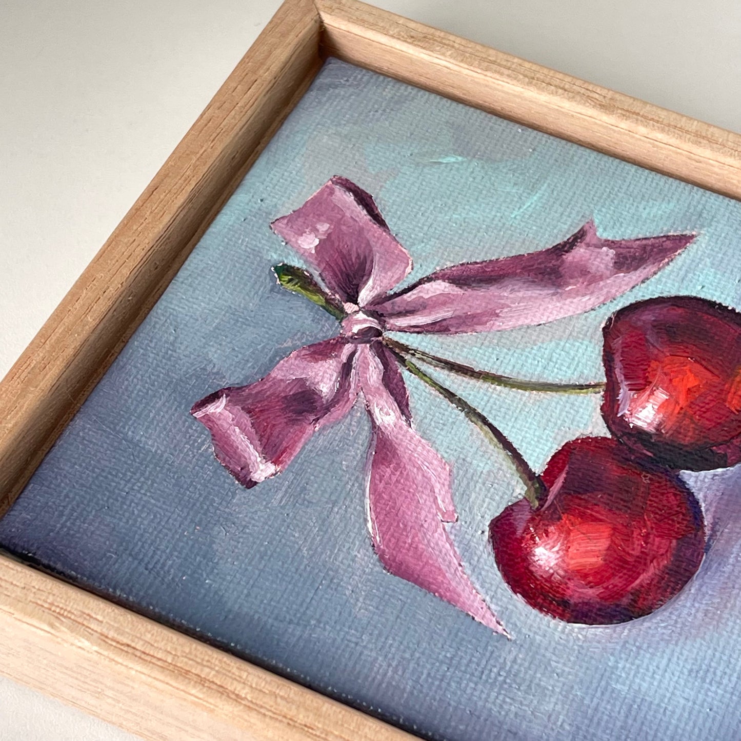 "Cherry Daling" 🍒 - Original oil painting