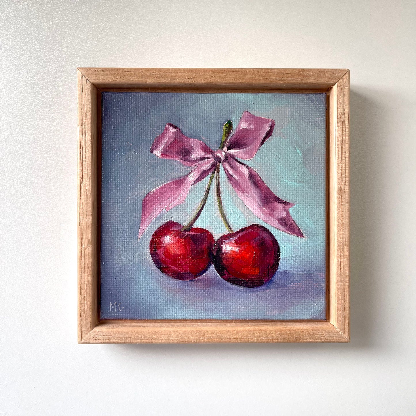 "Cherry Daling" 🍒 - Original oil painting