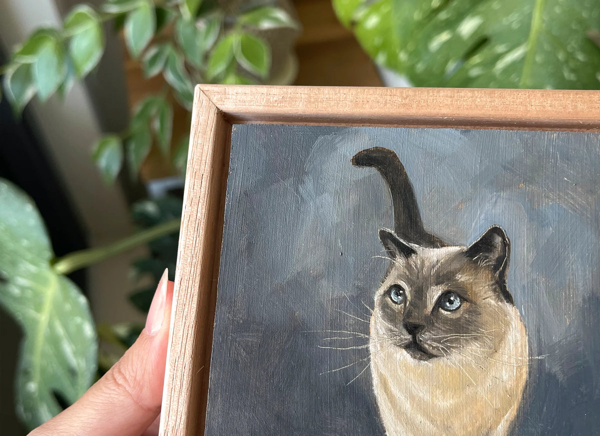 CUSTOM CAT PORTRAIT - Oil painting