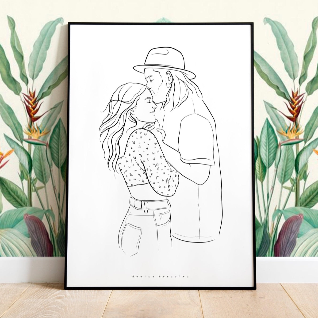 CUSTOM DETAILED LINE DRAWING - MonicagonzalezArt
