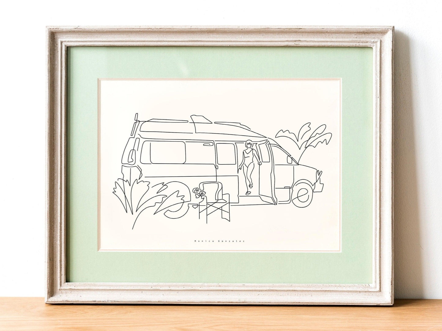 CUSTOM LINE PORTRAIT, Personalized line drawing from photo, Faceless line illustration, Custom family illustration, Personalized gift - MonicagonzalezArt