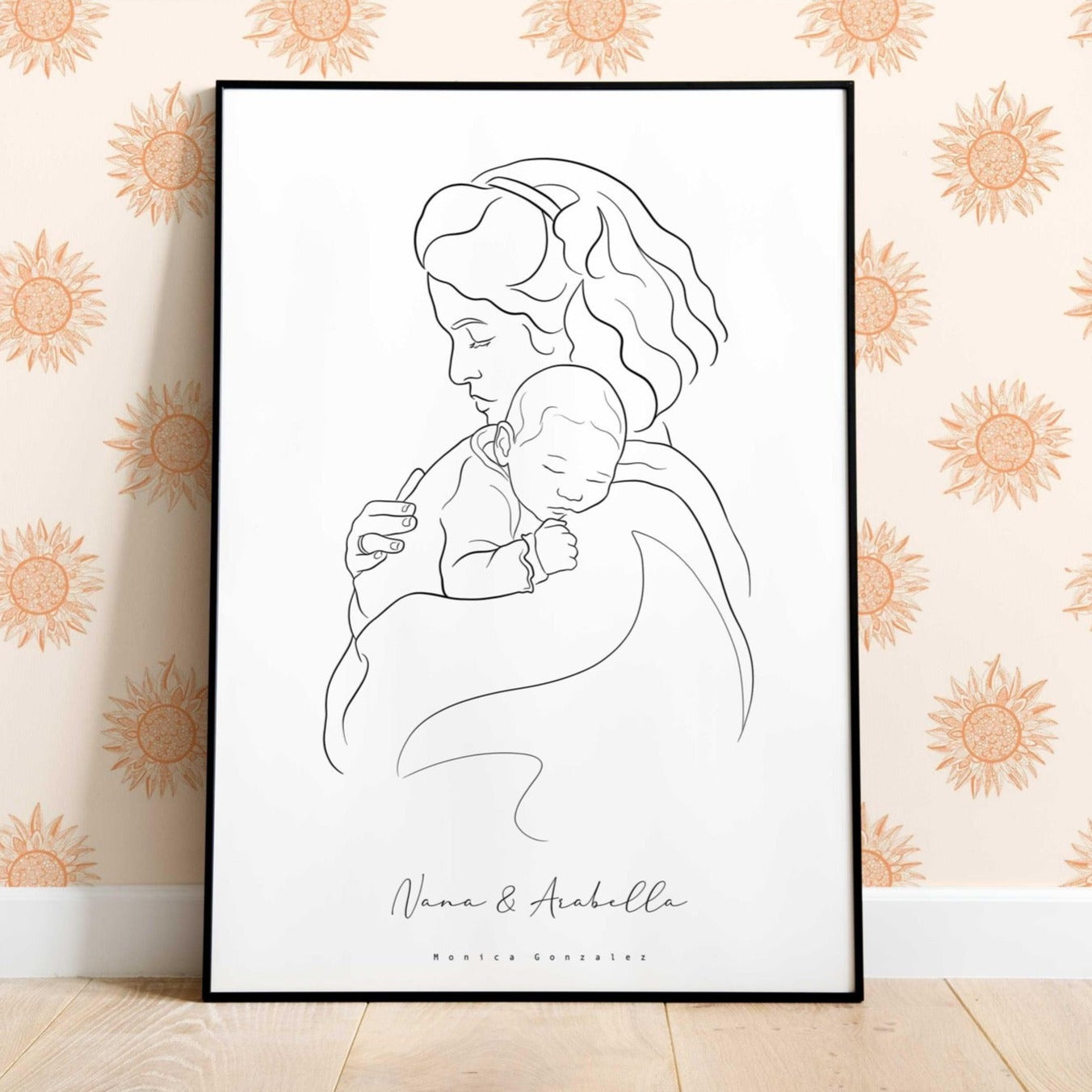 CUSTOM DETAILED LINE DRAWING - MonicagonzalezArt