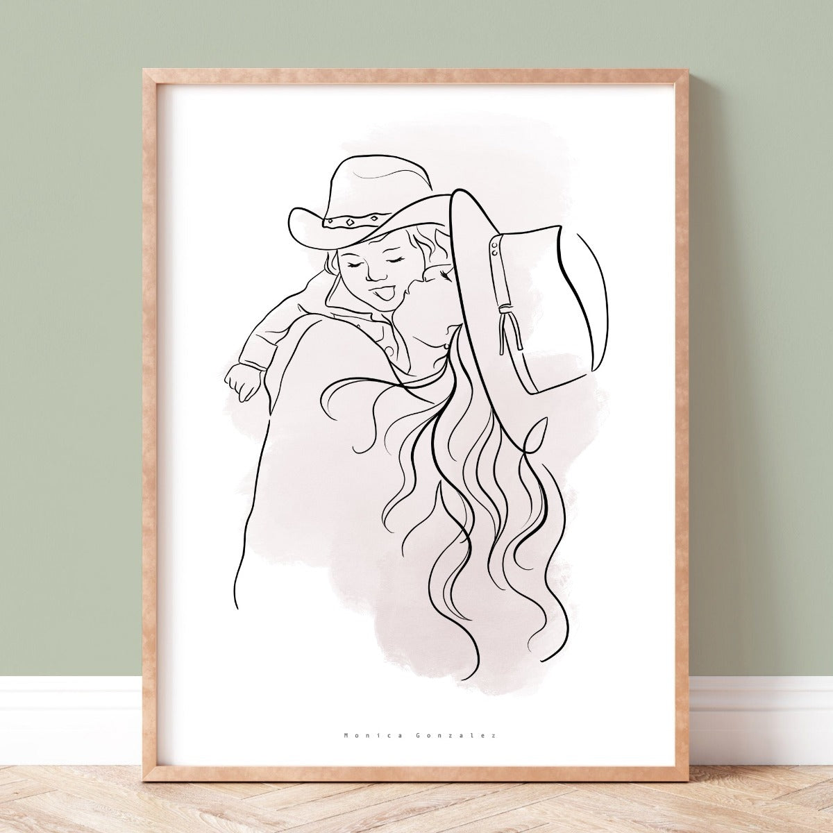 Custom line drawing from photo